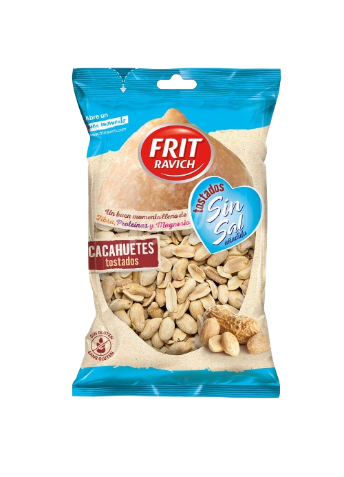 CACAHUETES TOSTADOS 0% SAL 120G