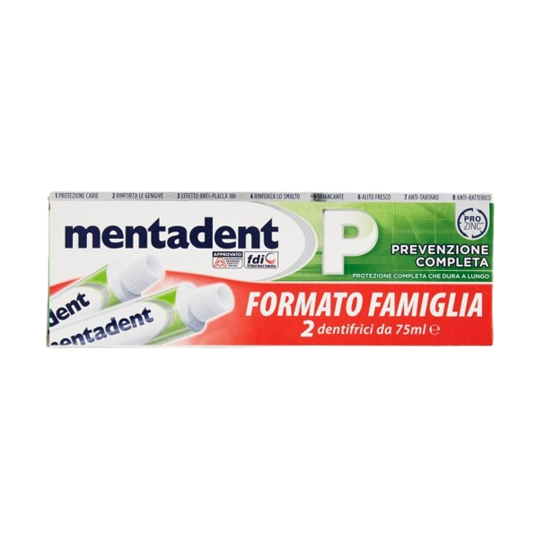 MENTADENT 2 X 75ML