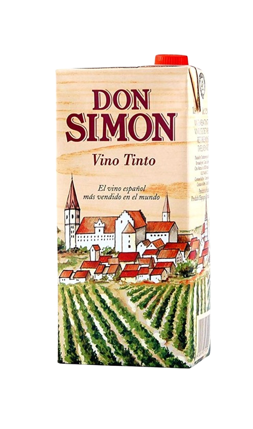 DON SIMON VINO TINTO ROJO 1L X 12U
