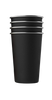 VASOS PIE NEGRO 150CC 4U