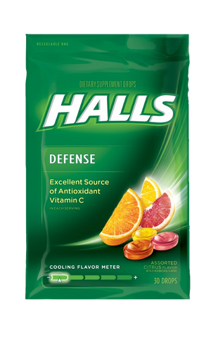 HALLS CÍTRICS+VITA C 4U