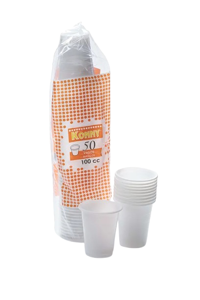 GOTS DE PLÀSTIC 100CC 50U