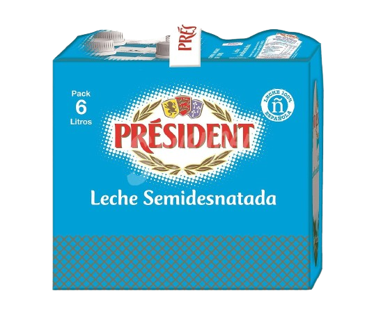 LECHE PRESIDENT 6U