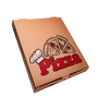 PIZZA CAIXA MARRÓ 360X360X40