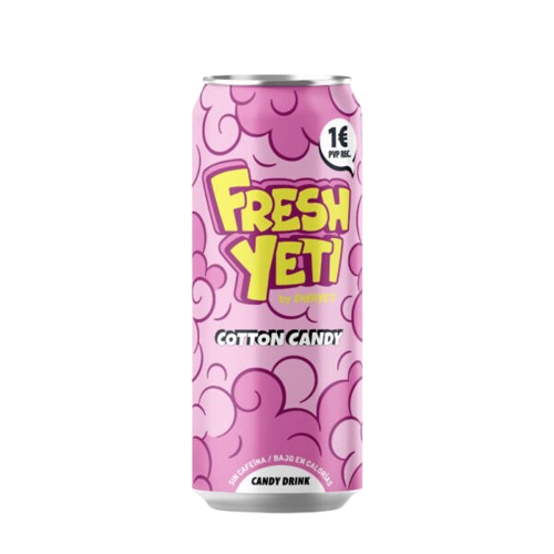 ALGODÓN DE AZÚCAR FRESCO YETI 33CL X 24U