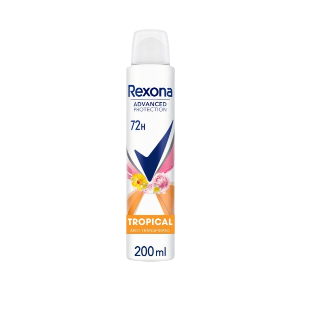 REXONA ADVANCED 72H TROPICAL 200ML