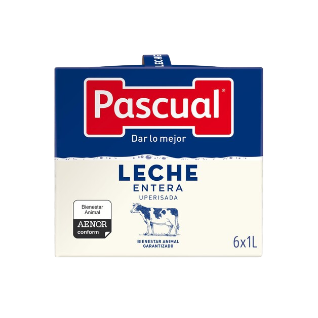 LECHE PASCUAL ENTERA 1L X 6U