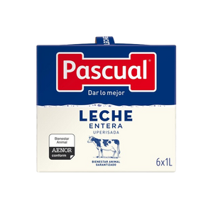 LECHE PASCUAL ENTERA 1L X 6U