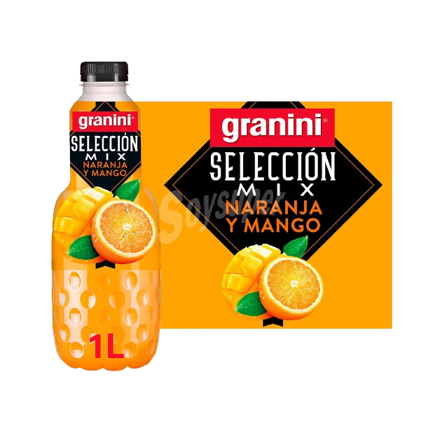 GRANINI NARANJA Y MANGO 1L X 6U