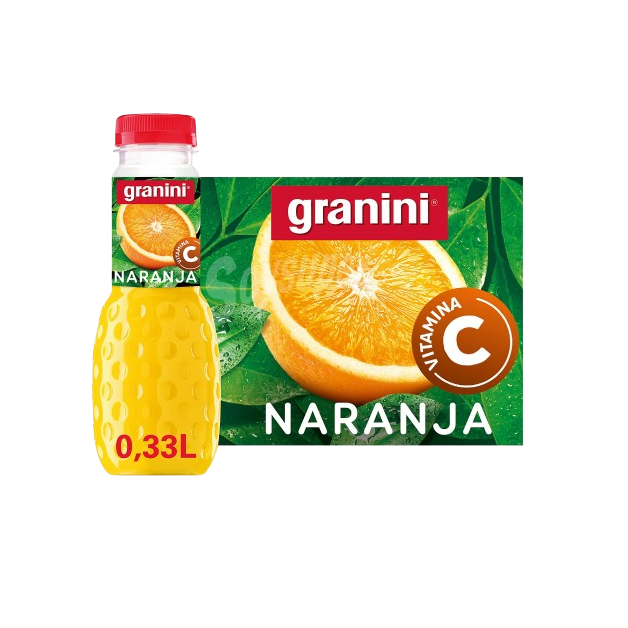 GRANINI  NARANJA 33CL X 12U