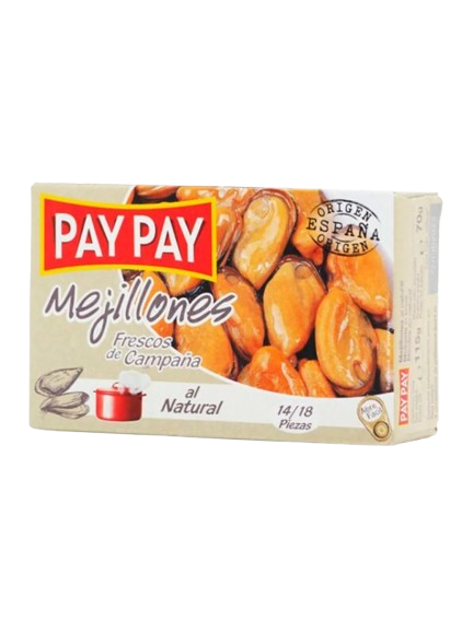 PAY PAY MEJILLONES PICANTE 115G