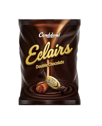 CANDYLAND ECLAIRS DOBLE CHOCOLATE 50 UNIDADES