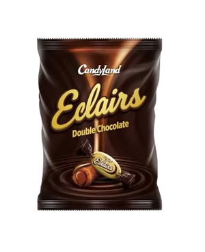 CANDYLAND ECLAIRS DOBLE CHOCOLATE 50 UNIDADES