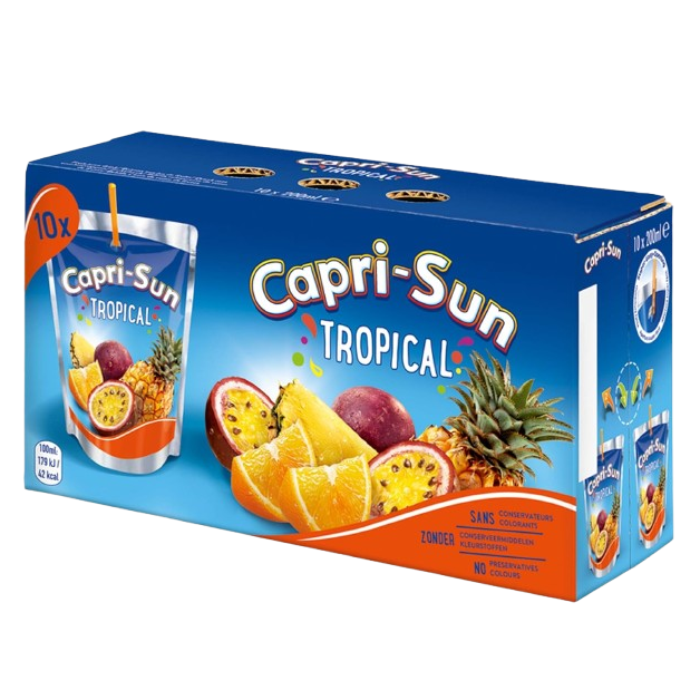 CAPRI SUN TROPICAL  200ML X 10U