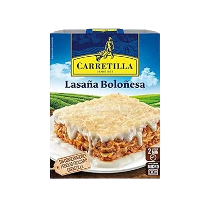 CARRETILLA LASAÑA BOLOÑESA 375G