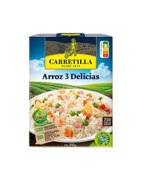 CARRETILLA ARROZ 3 DELICIAS 250G