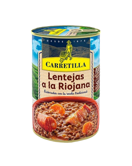 CARRETILLA LENTEJAS A LA RIOJANA 430G