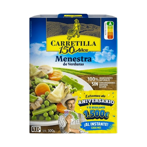 CARRETILLA MENESTRA DE VERDURAS 300G