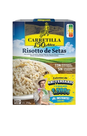 CARRETILLA RISOTTO DE SETAS 250G