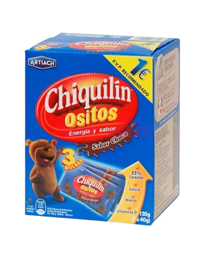 OSITOS CHOCOLATE CHIQUILÍN 120GR