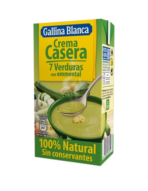CREMA CASERA 7 VERDURAS CON EMMENTAL