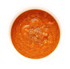 CREMA CASERA CALABAZA CON UN TOMATE DE