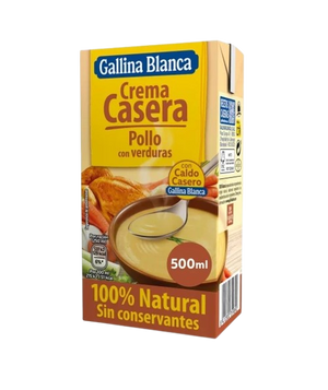 CREMA CASERA POLLO CON VERDURAS 500ML