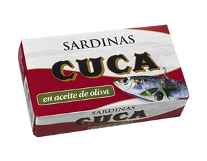 CUCA SARDINAS EN ACEITE DE OLIVA 120G