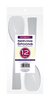 CUCHARAB TENEDOR CUCHILLO BLANCA 16.5CM 12U
