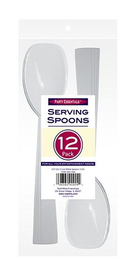 CUCHARAB TENEDOR CUCHILLO BLANCA 16.5CM 12U