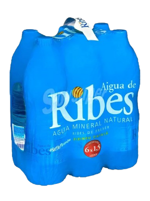 Aigua Ribes 1.5L (Paquet de 6)