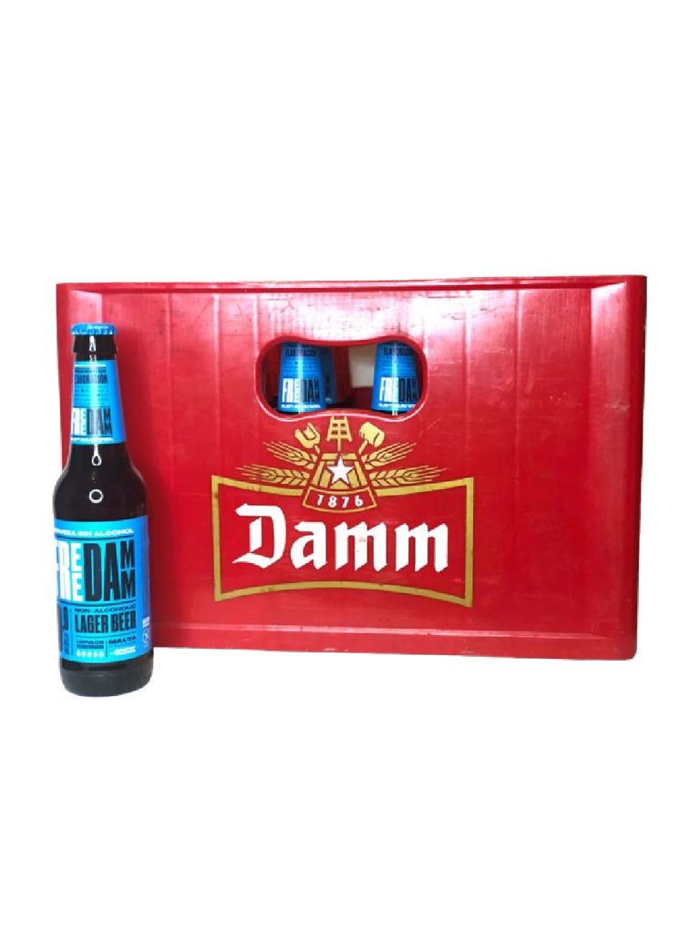 GRATIS DAMM AZUL MEDIANA CAJA 330ML X 24U