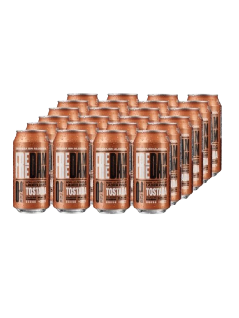 TOSTADA DAMM GRATIS 33CL LATA 24U