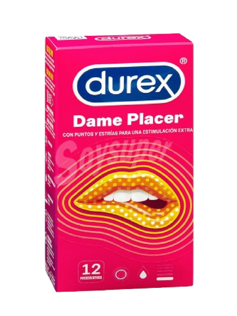DUREX PRESERVATIVOS DAMA PLACADOR 12U