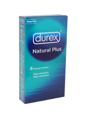 DUREX CONSERVATIVOS NATURALES PLUS 6U