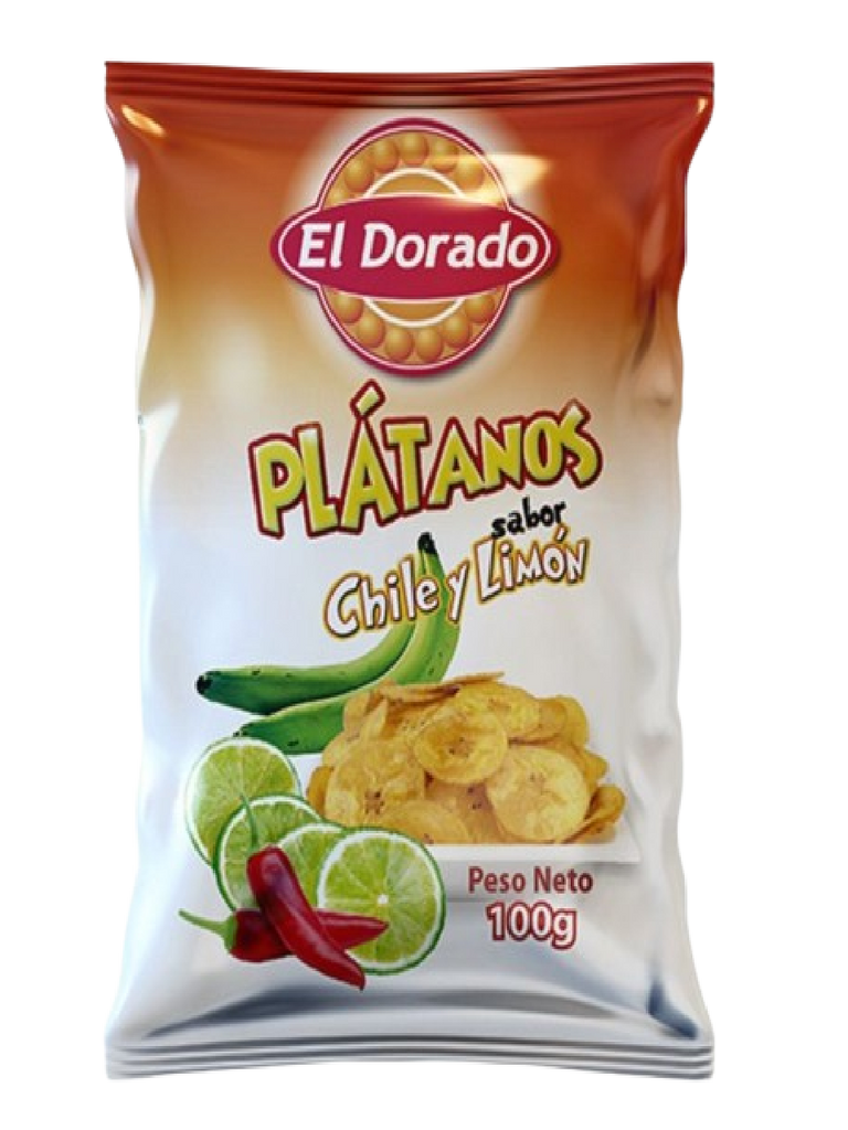 EL DORADO PLATANO CHILE Y LIMON 100G