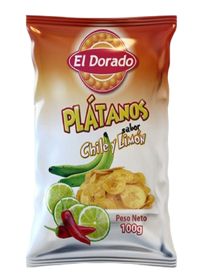 EL DORADO PLATANO CHILE Y LIMON 100G