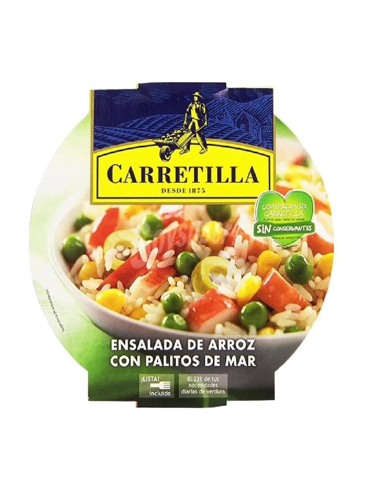 ENSALADA DE ARROZ CON PALITOS DE MAR