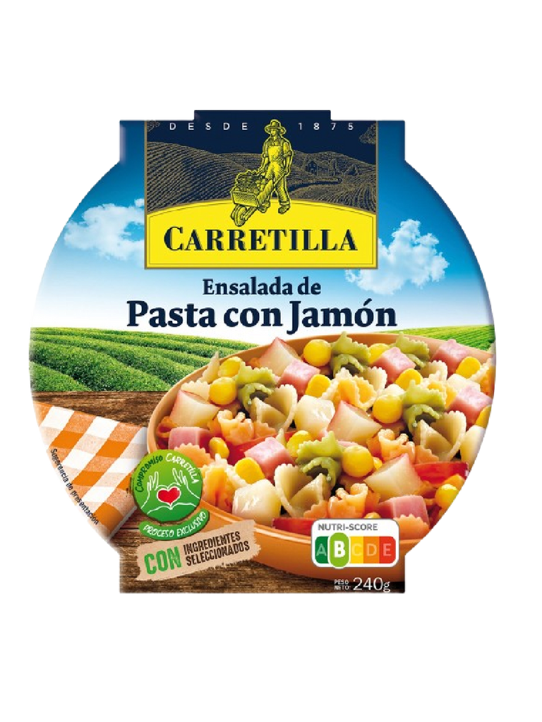 ENSALADA PASTA CON JAMÓN 240G