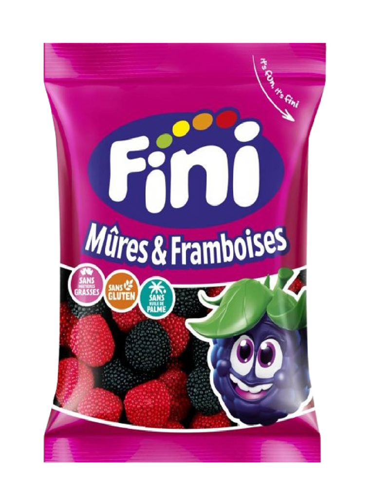 FINI MURES Y FRAMBOISES HALAL 90G