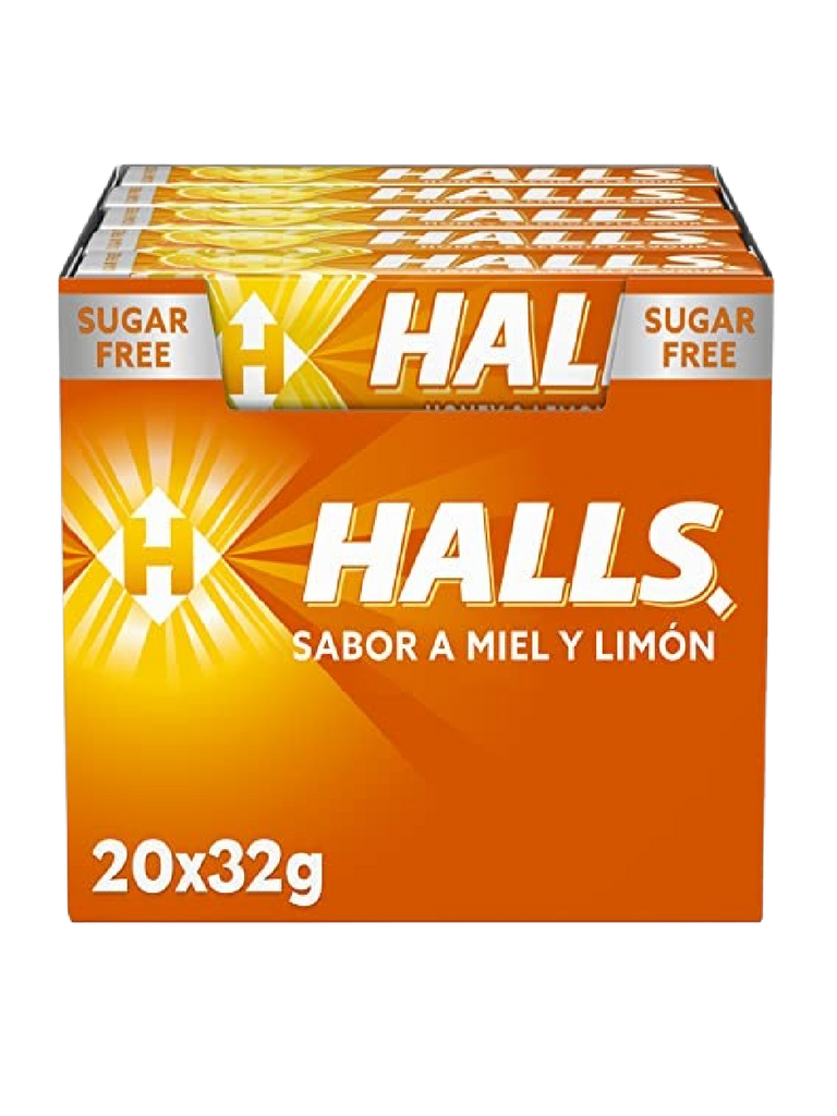 HALLS SABOR A MIEL Y LIMON 32G