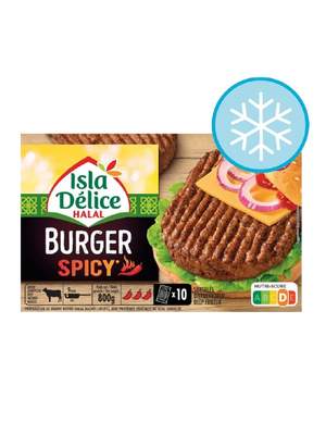 HAMBURGUESA HALAL ISLA DELICE CON CEBOLLA 800G