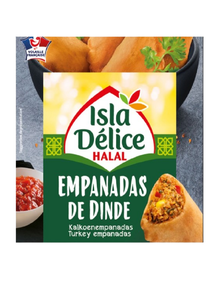 ISLA DELICE HALAL EMPANADAS DE DINDE