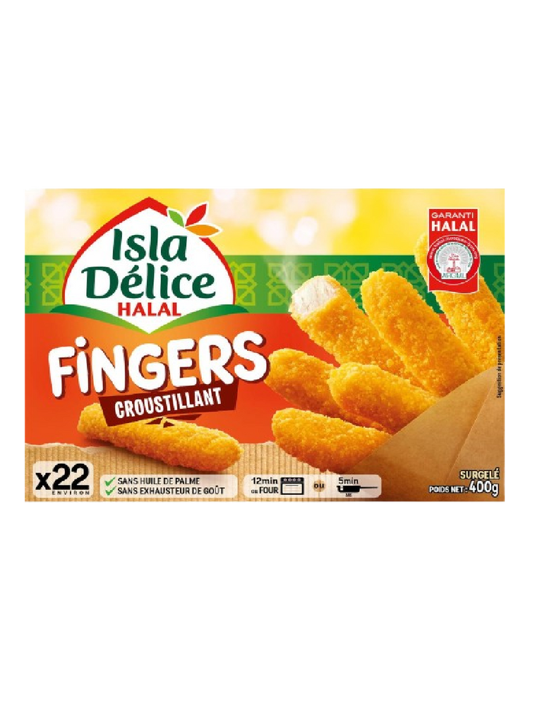 ISLA DELICE DEDOS HALAL ORIGINAL 400G