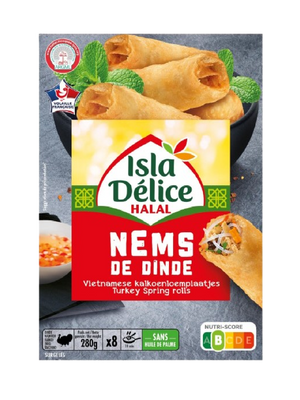 ISLA DELICE HALAL NEMS SE DINDE 280G