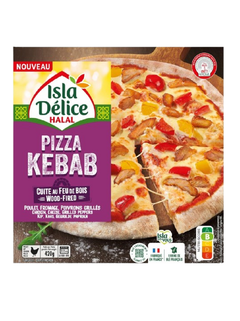 ISLA DELICE PIZZA KEBAB HALAL 420G