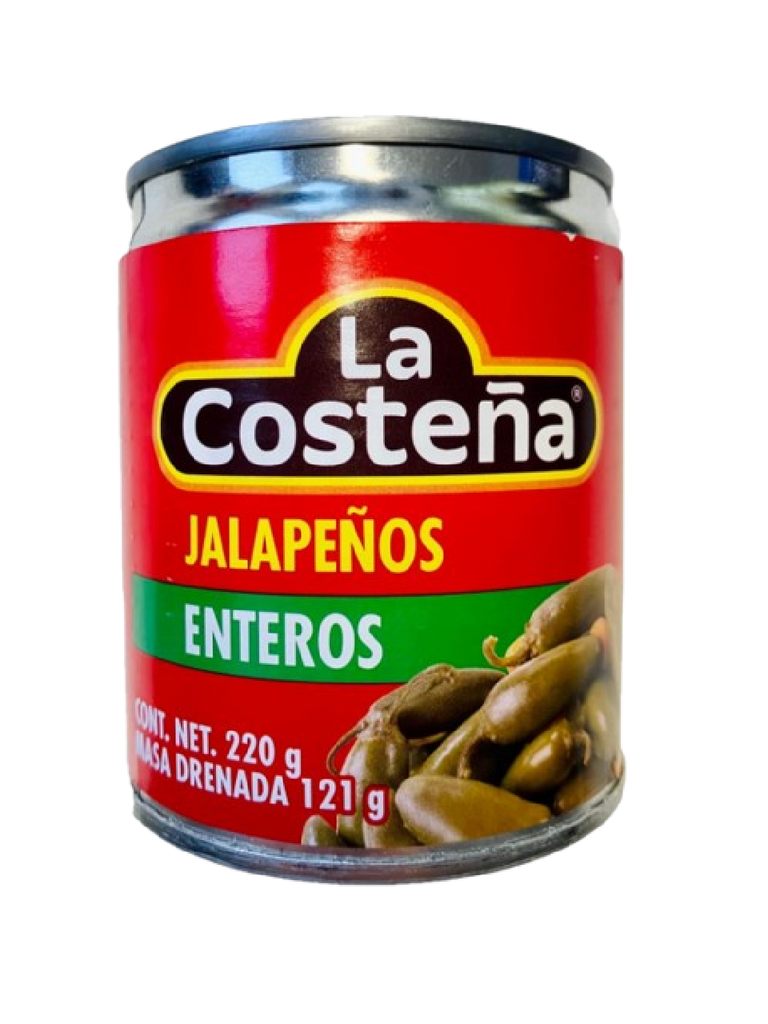 JALAPENOS ENTEROS LA COSTENA X 220GR