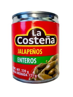 JALAPENOS ENTEROS LA COSTENA X 220GR