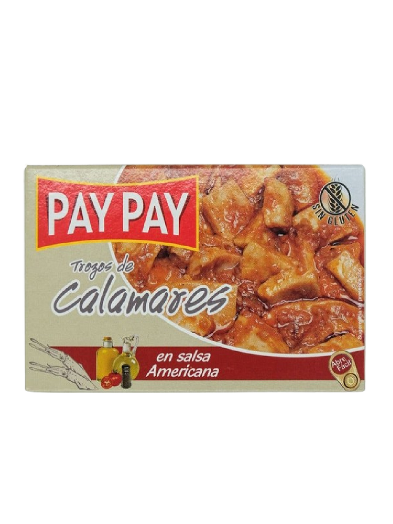 PAY PAY CALAMARES SALSA AMERICANA 115G