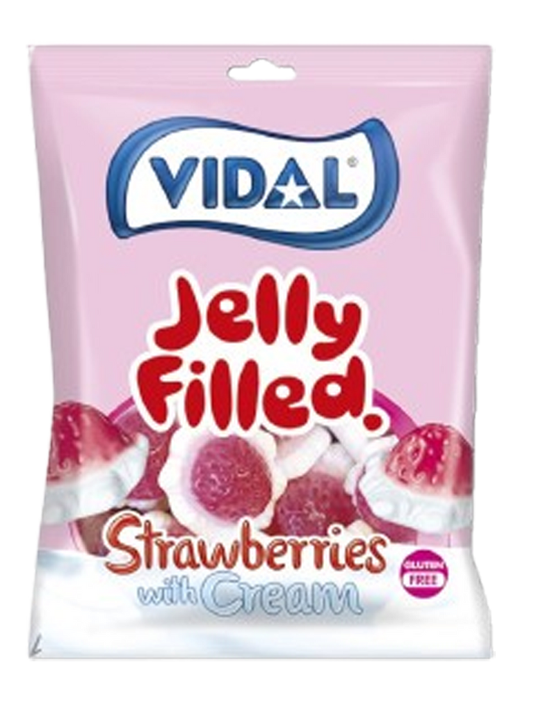 VIDAL RELLENOLAS FRESA CON CREMA 85G